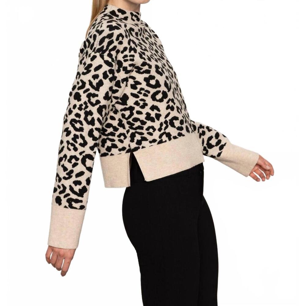 NEW SANCTUARY soft touch popover spots sweater in leopard - Picture 3 of 4